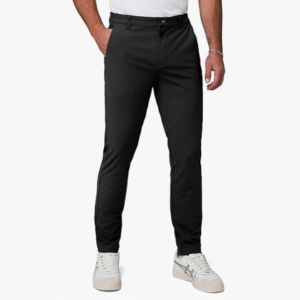 Fashion Business Casual Cotton Trousers (Black)